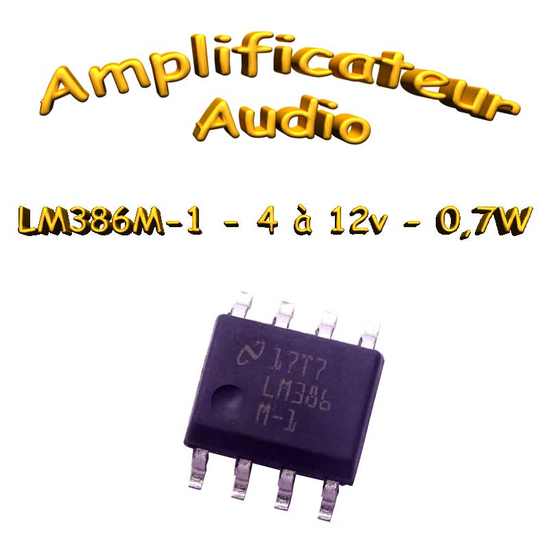 Amplificateur son avec LM386
